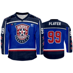 3644 UNISEX HOCKEY V NECK POLICE-FIRE-HOCKEY-2023
