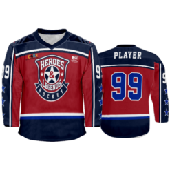 3644 UNISEX HOCKEY V NECK POLICE-FIRE-HOCKEY-2023