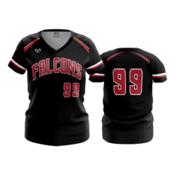 3648 WOMENS V NECK FAIRFIELD-FALCONS-1
