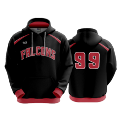 3648 UNISEX FLEECE HOODY FAIRFIELD-FALCONS-1