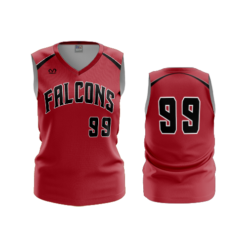 3648 WOMENS V NECK SLEEVELESS FAIRFIELD-FALCONS-2