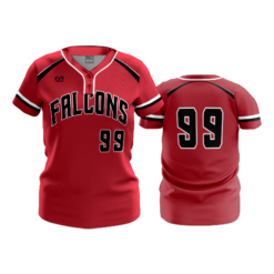 3648 WOMENS 2 BUTTON SCOOP NECK FAIRFIELD-FALCONS-2