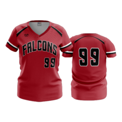 3648 WOMENS V NECK FAIRFIELD-FALCONS-2