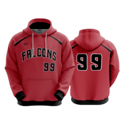 3648 UNISEX FLEECE HOODY FAIRFIELD-FALCONS-2
