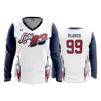 3659 WOMENS V NECK LONGSLEEVE LADY-83-2