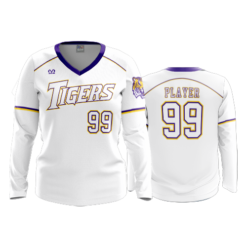 3660 WOMENS V NECK LONGSLEEVE MCCLAIN-BASEBALL-2023-2