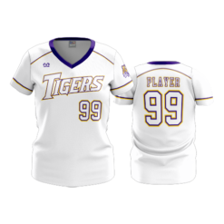 3660 WOMENS V NECK MCCLAIN-BASEBALL-2023-2