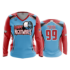 3662 WOMENS V NECK LONGSLEEVE NEW-YORK-LADY-NIGHTMARES-2