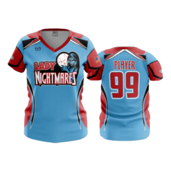 3662 WOMENS V NECK NEW-YORK-LADY-NIGHTMARES-2