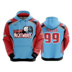 3662 UNISEX FLEECE HOODY NEW-YORK-LADY-NIGHTMARES-2