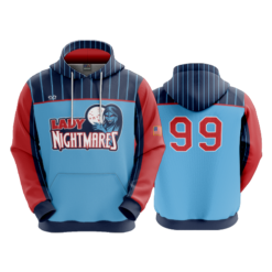 3662 UNISEX FLEECE HOODY LADY-NIGHTMARES-PIN-2