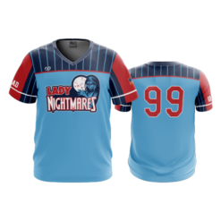 3662 MENS SPORT V NECK LADY-NIGHTMARES-PIN-2