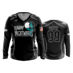 3662 WOMENS V NECK LONGSLEEVE LADY-NIGHTMARES-1