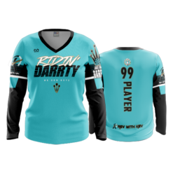 3433 WOMENS V NECK LONGSLEEVE RIDING-DARRTY-1