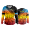 1689 WOMENS V NECK LONGSLEEVE FIREBALL-2023