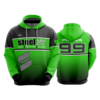 2878 UNISEX FLEECE HOODY STEEL-ETC-1