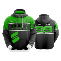 2878 UNISEX FLEECE HOODY STEEL-ETC-2