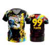 3631 WOMENS V NECK SANDLOT-SLOTHS-1A