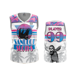 3631 WOMENS V NECK SLEEVELESS SANDLOT-SLOTHS-2B