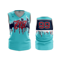 3642 WOMENS V NECK SLEEVELESS 718-1