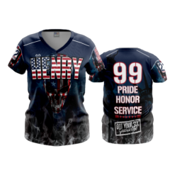 1625 WOMENS V NECK HENRY-1