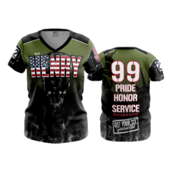 1625 WOMENS V NECK HENRY-2