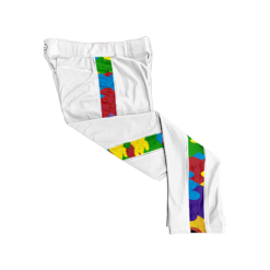 1166 MENS BALLPARK WHITE BRAID PANTS STALKERS-2