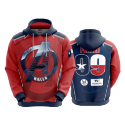 3153 UNISEX FLEECE HOODY AWESOME-BALLS-2