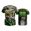 3631 WOMENS V NECK TRASH-PANDAS-1