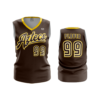 3640 WOMENS V NECK SLEEVELESS AZTECS-1
