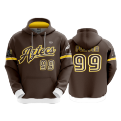 3640 UNISEX FLEECE HOODY AZTECS-1