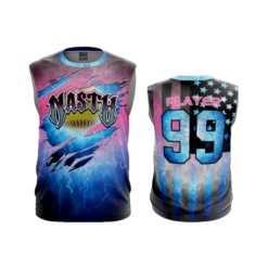 3440 MENS SPORT CREW NECK SLEEVELESS NASTY-1A