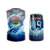 3440 WOMENS V NECK SLEEVELESS NASTY-1B