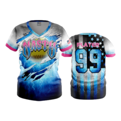 3440 WOMENS V NECK NASTY-1B