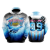 3440 UNISEX FLEECE HOODY NASTY-1B