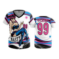 3440 WOMENS V NECK NASTY-2B