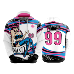 3440 UNISEX FLEECE HOODY NASTY-2B