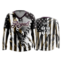 3638 WOMENS V NECK LONGSLEEVE TRIPLE-CROWN-ROYALS-FLAG-2