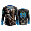 3650 WOMENS V NECK LONGSLEEVE MISFITS-1
