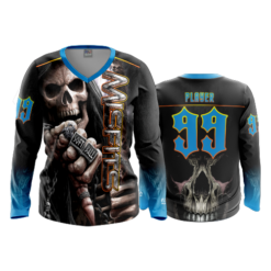3650 WOMENS V NECK LONGSLEEVE MISFITS-1