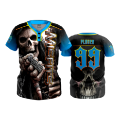 3650 WOMENS 2 BUTTON SCOOP NECK MISFITS-1
