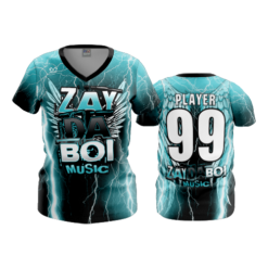 3652 WOMENS V NECK ZAYDABOI-MUSIC