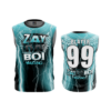 3652 MENS SPORT CREW NECK SLEEVELESS ZAYDABOI-MUSIC