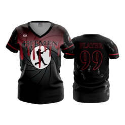 2342 WOMENS V NECK HITMEN-1