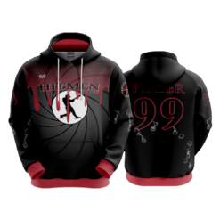 2342 UNISEX FLEECE HOODY HITMEN-1
