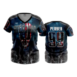 3655 WOMENS V NECK HIT-SQUAD-1