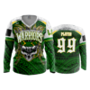 3663 WOMENS V NECK LONGSLEEVE LOS-ANCHORAGE-WARRIORS-1