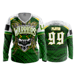 3663 WOMENS V NECK LONGSLEEVE LOS-ANCHORAGE-WARRIORS-1
