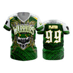 3663 WOMENS V NECK LOS-ANCHORAGE-WARRIORS-1