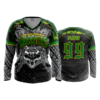 3663 WOMENS V NECK LONGSLEEVE LOS-ANCHORAGE-WARRIORS-2